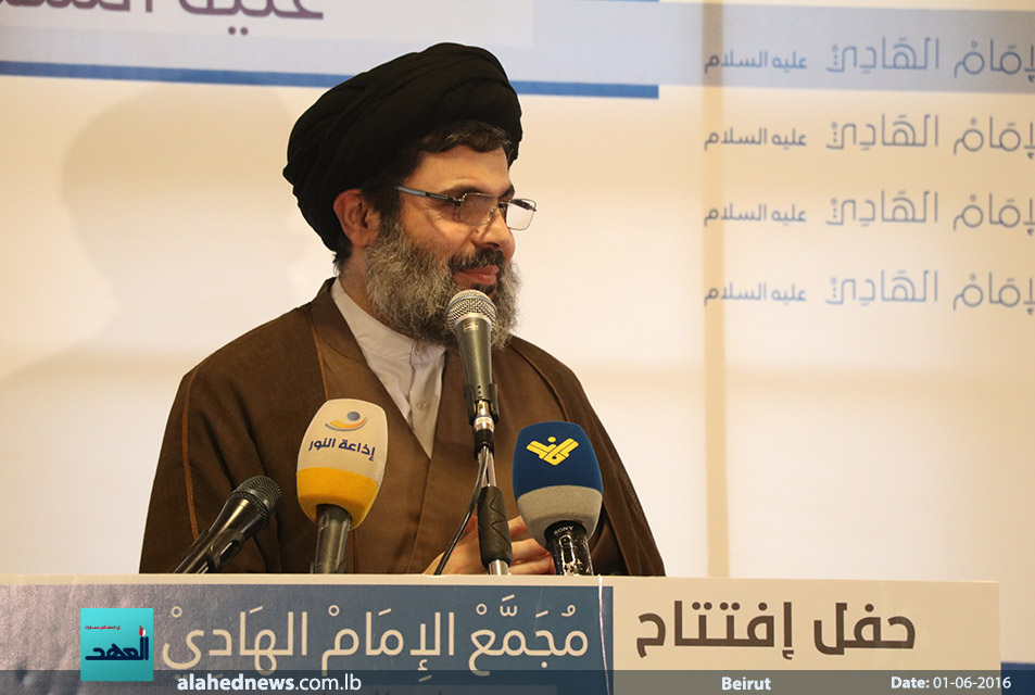 افتتاح مجمع الإمام الهادي عليه السلام - الشويفات - الأجنحة الخمسة - بحضور السيد هاشم صفي الدين - 01-06-2016